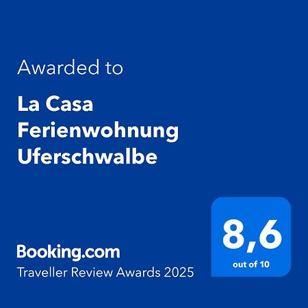 La Casa Ferienwohnung Uferschwalbe Steinberg  Eksteriør bilde